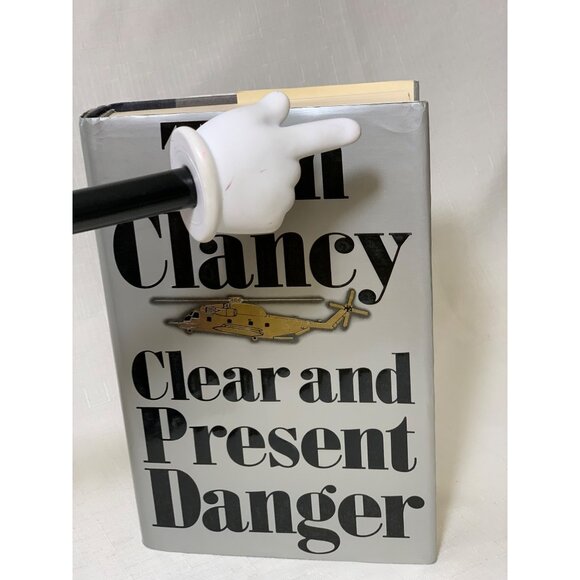 Tom Clancy "Clear And Present Danger" First Edition Hardcover Book Fiction - Picture 8 of 8